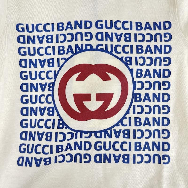 グッチ GUCCI ワンピース・ドレス・オールインワン ワンピース・ドレス・オールインワン イタリア製 GGロゴ サークル プリント ベビー用 ロンパース スリープスーツ 38 ベージュ / ベージュ / beige ボーイズ USED 古着 中古 50166148
