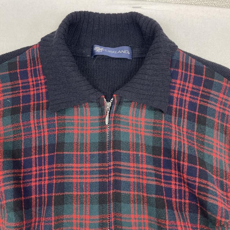 ヨークランド Yorkland セットアップ セットアップ 日本制 ニット ジップアップ タータンチェック柄 セットアップ 62160-8 20 01 マルチカラー / マルチカラー / multicolor レディース USED 古着 中古 50166152