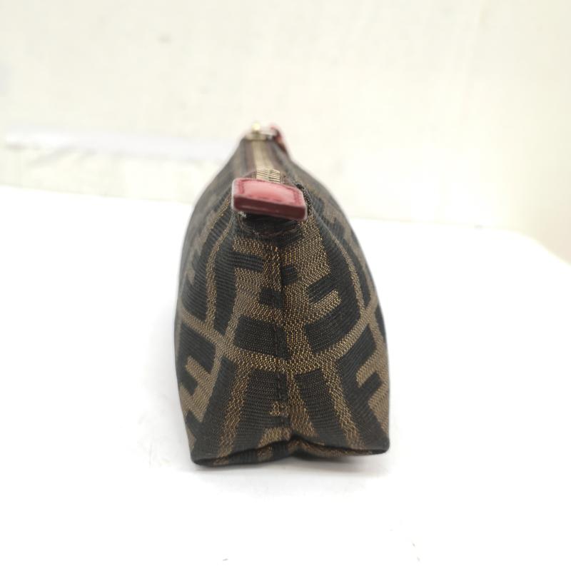 フェンディ FENDI ポーチ ポーチ FFロゴ ズッカ柄 ポーチ - 茶 / ブラウン / brown レディース USED 古着 中古 50166155