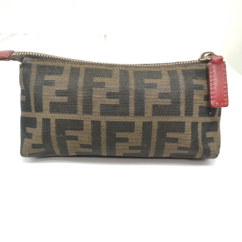 フェンディ FENDI ポーチ ポーチ FFロゴ ズッカ柄 ポーチ - 茶 / ブラウン / brown レディース USED 古着 中古 50166155