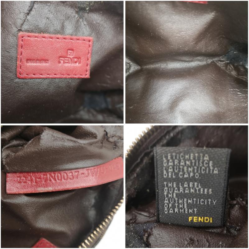 フェンディ FENDI ポーチ ポーチ FFロゴ ズッカ柄 ポーチ - 茶 / ブラウン / brown レディース USED 古着 中古 50166155