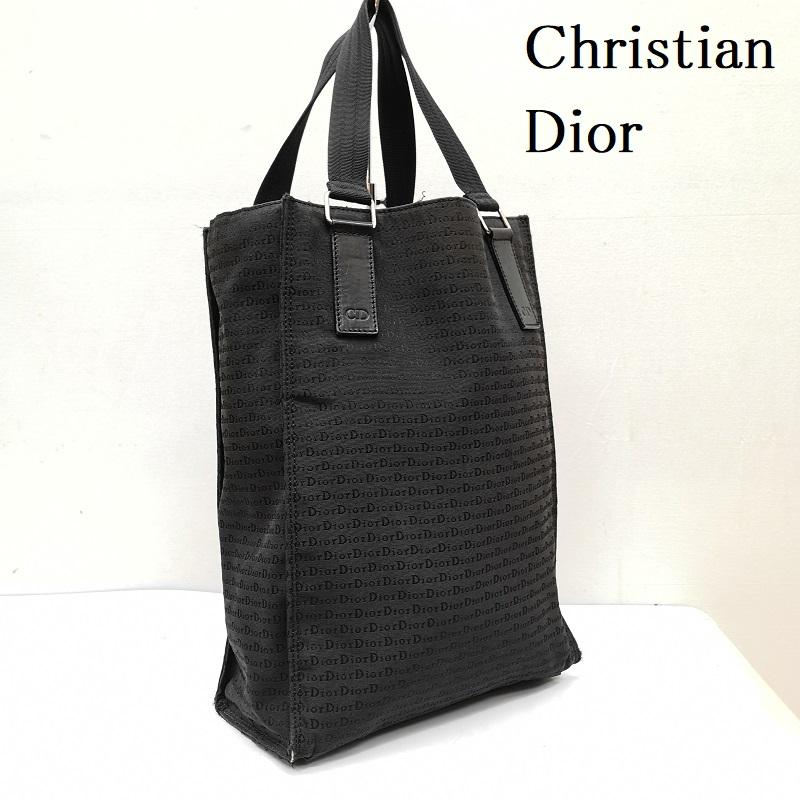 クリスチャンディオール Christian Dior トートバッグ トートバッグ ロゴ トートバッグ キャンバス 86BM-1024 - 黒 / ブラック / black レディース USED 古着 中古 50166157