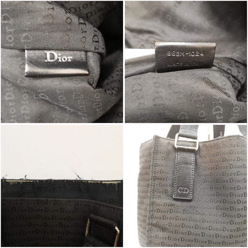 クリスチャンディオール Christian Dior トートバッグ トートバッグ ロゴ トートバッグ キャンバス 86BM-1024 - 黒 / ブラック / black レディース USED 古着 中古 50166157