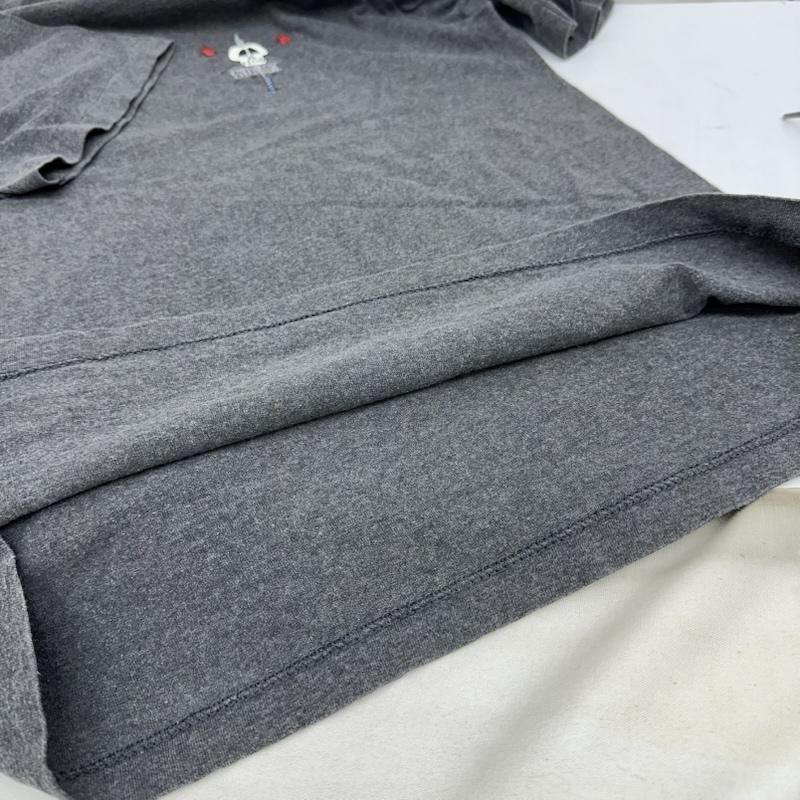 ステューシー STUSSY Tシャツ 半袖 00s USA製 銀タグ スカル ソード プリント Tシャツ M 灰 / グレー / gray メンズ USED 古着 中古 50166159
