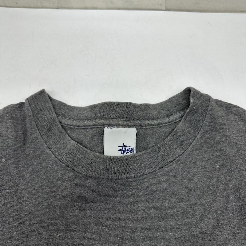 ステューシー STUSSY Tシャツ 半袖 00s USA製 銀タグ スカル ソード プリント Tシャツ M 灰 / グレー / gray メンズ USED 古着 中古 50166159