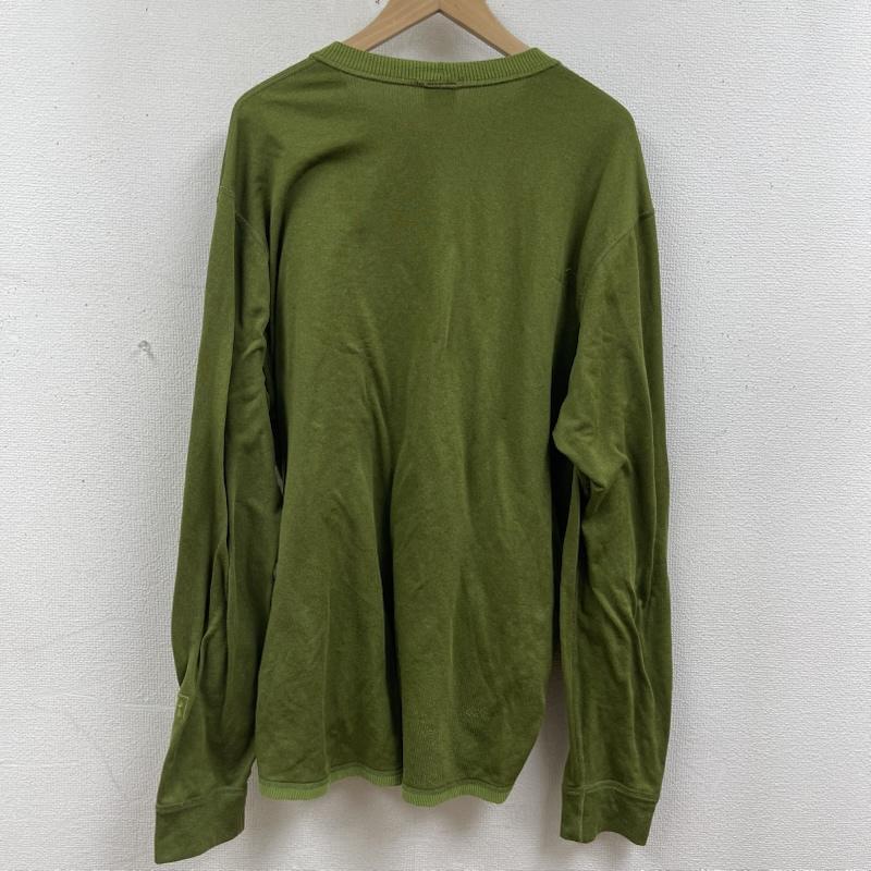 パタゴニア patagonia トレーナー 長袖 USA製 モックネック ロングスリーブ Tシャツ トレーナー L 緑 / グリーン / green メンズ USED 古着 中古 50166163