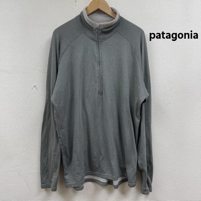 パタゴニア patagonia トレーナー 長袖 USA製 R.5 ジップネック プルオーバー ハーフジップ トレーナー 41600sp L 灰 / グレー / gray メンズ USED 古着 中古 50166164