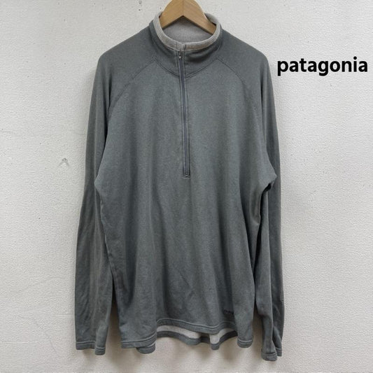 パタゴニア patagonia トレーナー 長袖 USA製 R.5 ジップネック プルオーバー ハーフジップ トレーナー 41600sp L 灰 / グレー / gray メンズ USED 古着 中古 50166164