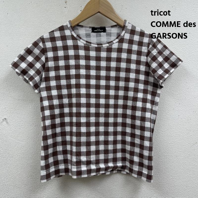 トリココムデギャルソン tricot COMME des GARSONS Tシャツ 半袖 08aw 09ss 日本製 ギンガムチェック柄 短丈 Tシャツ カットソー マルチカラー / マルチカラー / multicolor レディース USED 古着 中古 50166166