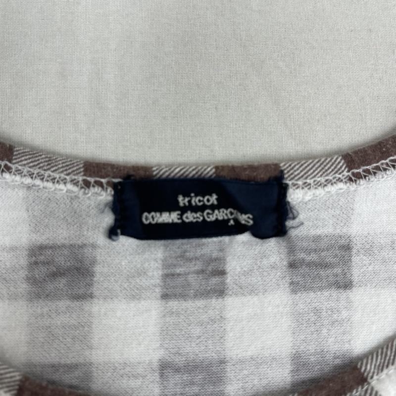 トリココムデギャルソン tricot COMME des GARSONS Tシャツ 半袖 08aw 09ss 日本製 ギンガムチェック柄 短丈 Tシャツ カットソー マルチカラー / マルチカラー / multicolor レディース USED 古着 中古 50166166