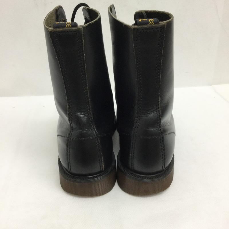 ドクターマーチン Dr.Martens ブーツ ショートブーツ 英国製 ドクターマーチン Dr.Martens スチールトゥ 10ホールブーツ UK：7 黒 / ブラック / black メンズ USED 古着 中古 50166168