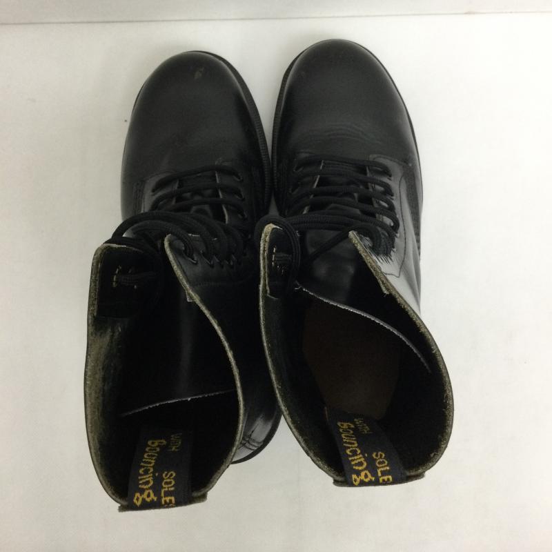 ドクターマーチン Dr.Martens ブーツ ショートブーツ 英国製 ドクターマーチン Dr.Martens スチールトゥ 10ホールブーツ UK：7 黒 / ブラック / black メンズ USED 古着 中古 50166168