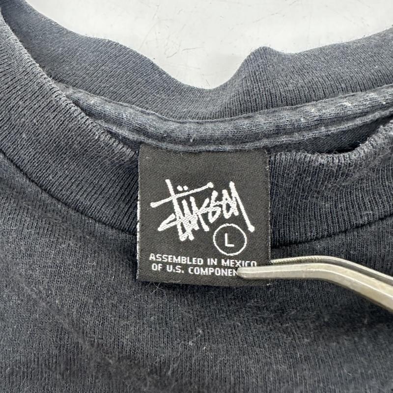 ステューシー STUSSY Tシャツ 半袖 00s スニーカー プリント Tシャツ L 黒 / ブラック / black メンズ USED 古着 中古 50166169