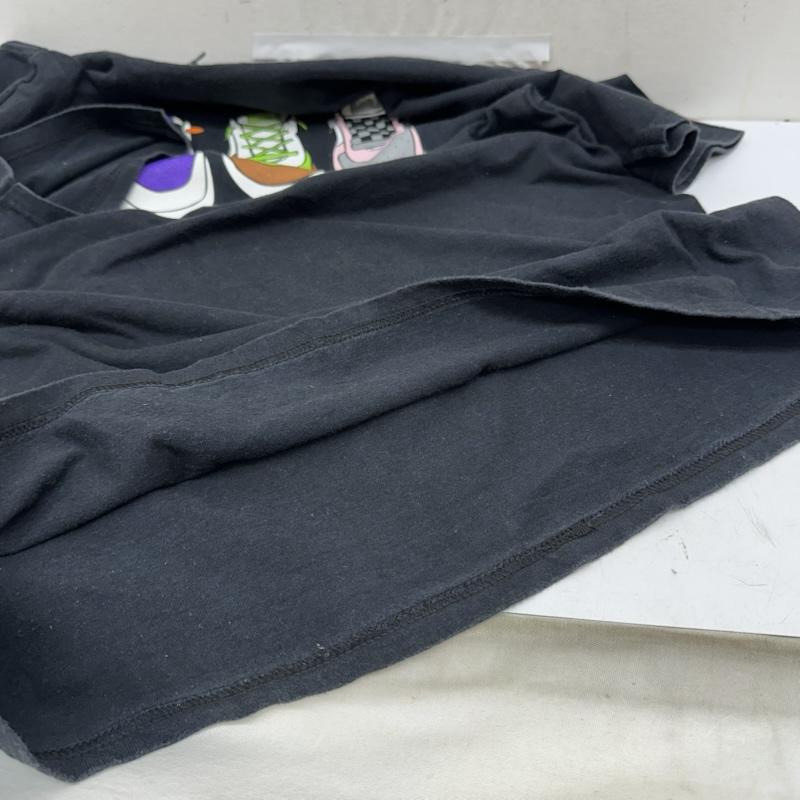 ステューシー STUSSY Tシャツ 半袖 00s スニーカー プリント Tシャツ L 黒 / ブラック / black メンズ USED 古着 中古 50166169