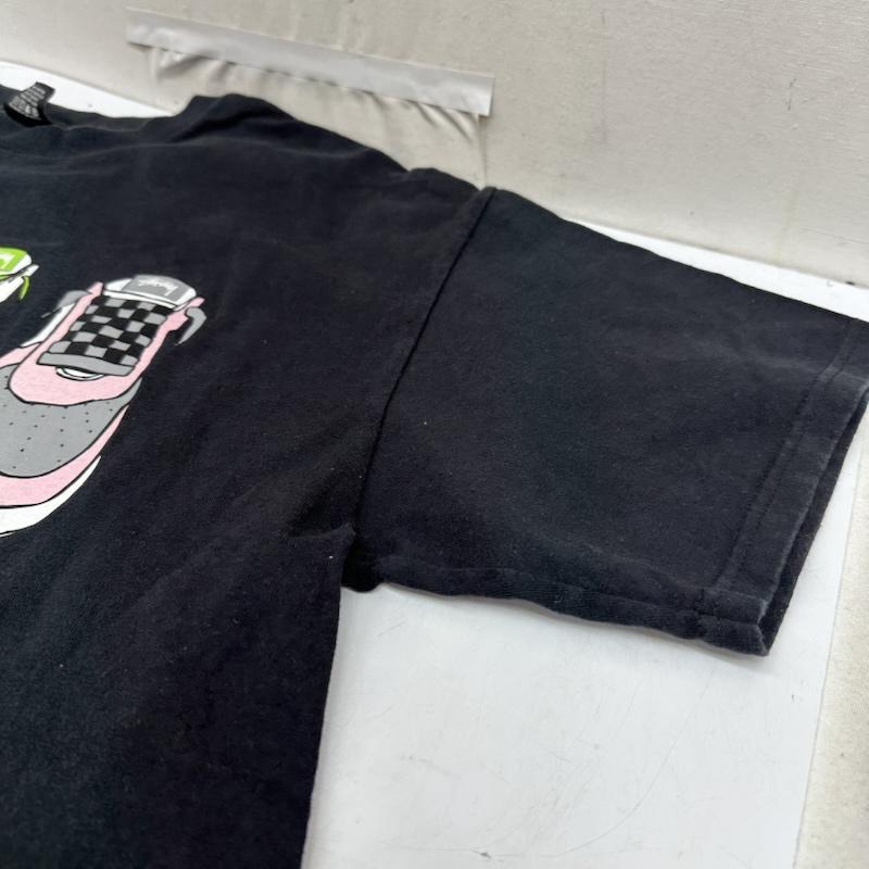 ステューシー STUSSY Tシャツ 半袖 00s スニーカー プリント Tシャツ L 黒 / ブラック / black メンズ USED 古着 中古 50166169