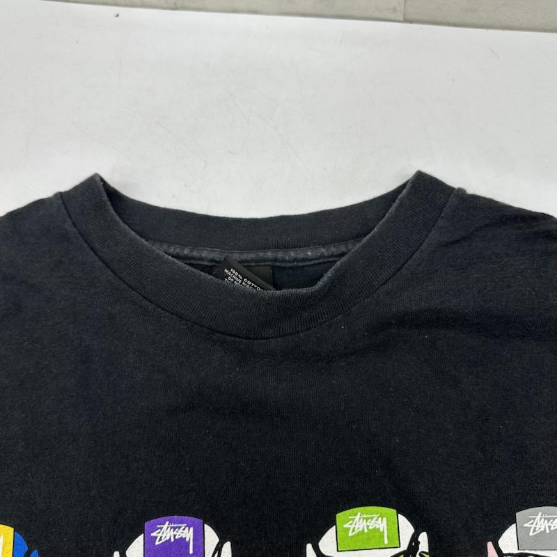 ステューシー STUSSY Tシャツ 半袖 00s スニーカー プリント Tシャツ L 黒 / ブラック / black メンズ USED 古着 中古 50166169