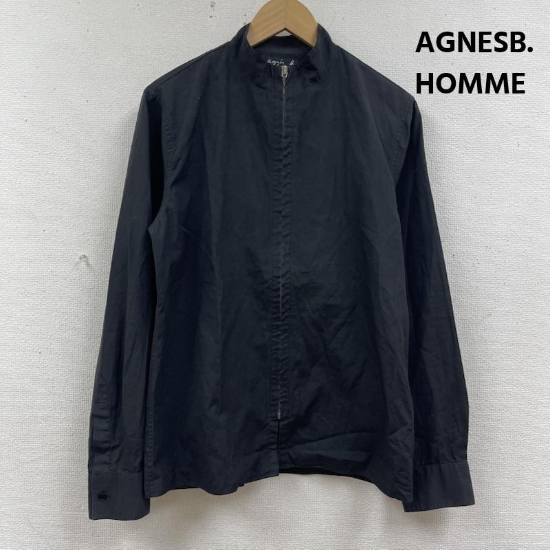 アニエスベーオム AGNESB.HOMME ジャケット、上着 ジャンパー、ブルゾン 日本製 90s スイングトップ ジャケット シャツ ジャンパー 00032492 3 黒 / ブラック / black メンズ USED 古着 中古 50166172