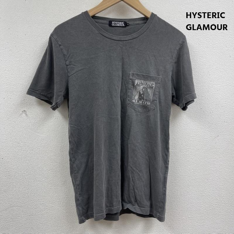ヒステリックグラマー HYSTERIC GLAMOUR Tシャツ 半袖 日本製 ヒスガール ポケット Tシャツ カットソー 0211ct13 S チャコールグレー / チャコールグレー / メンズ USED 古着 中古 50166175