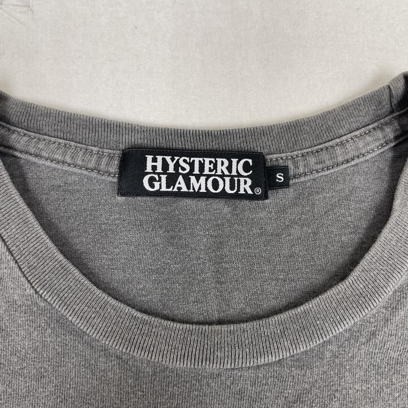 ヒステリックグラマー HYSTERIC GLAMOUR Tシャツ 半袖 日本製 ヒスガール ポケット Tシャツ カットソー 0211ct13 S チャコールグレー / チャコールグレー / メンズ USED 古着 中古 50166175