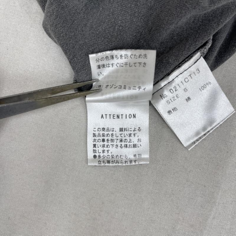 ヒステリックグラマー HYSTERIC GLAMOUR Tシャツ 半袖 日本製 ヒスガール ポケット Tシャツ カットソー 0211ct13 S チャコールグレー / チャコールグレー / メンズ USED 古着 中古 50166175