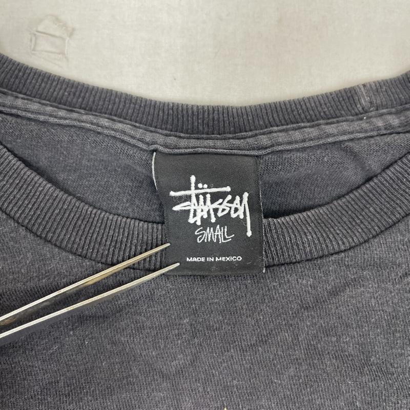 ステューシー STUSSY Tシャツ 半袖 メキシコ製 00s クラウン インターナショナル プリント Tシャツ S 黒 / ブラック / black メンズ USED 古着 中古 50166176