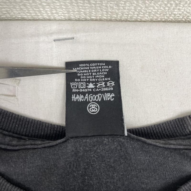 ステューシー STUSSY Tシャツ 半袖 メキシコ製 00s クラウン インターナショナル プリント Tシャツ S 黒 / ブラック / black メンズ USED 古着 中古 50166176