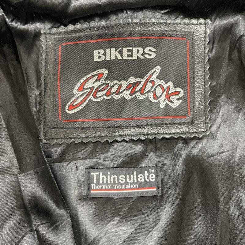 古着 USED ジャケット、上着 レザージャケット BIKERS Gearbox ヴィンテージ レザー フリンジ タッセル ウエスタン ジャケット 黒 / ブラック / black メンズ USED 古着 中古 50166177