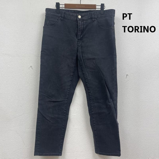 古着 USED パンツ デニム、ジーンズ PT TORINO テーパード ジップフライ デニム パンツ 32インチ 黒 / ブラック / black メンズ USED 古着 中古 50166178