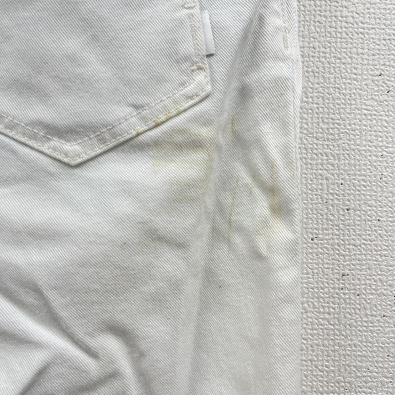古着 USED パンツ デニム、ジーンズ PT TORINO ジップフライ テーパード デニム パンツ 32インチ 白 / ホワイト / white メンズ USED 古着 中古 50166179