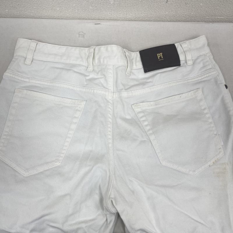 古着 USED パンツ デニム、ジーンズ PT TORINO ジップフライ テーパード デニム パンツ 32インチ 白 / ホワイト / white メンズ USED 古着 中古 50166179