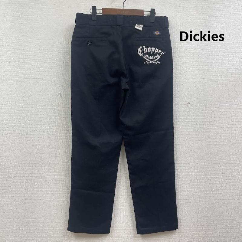 ディッキーズ Dickies パンツ ワークパンツ、ペインターパンツ 874 Chopper Oakland ロゴ ワイド ワーク パンツ 34インチ 黒 / ブラック / black メンズ USED 古着 中古 50166182