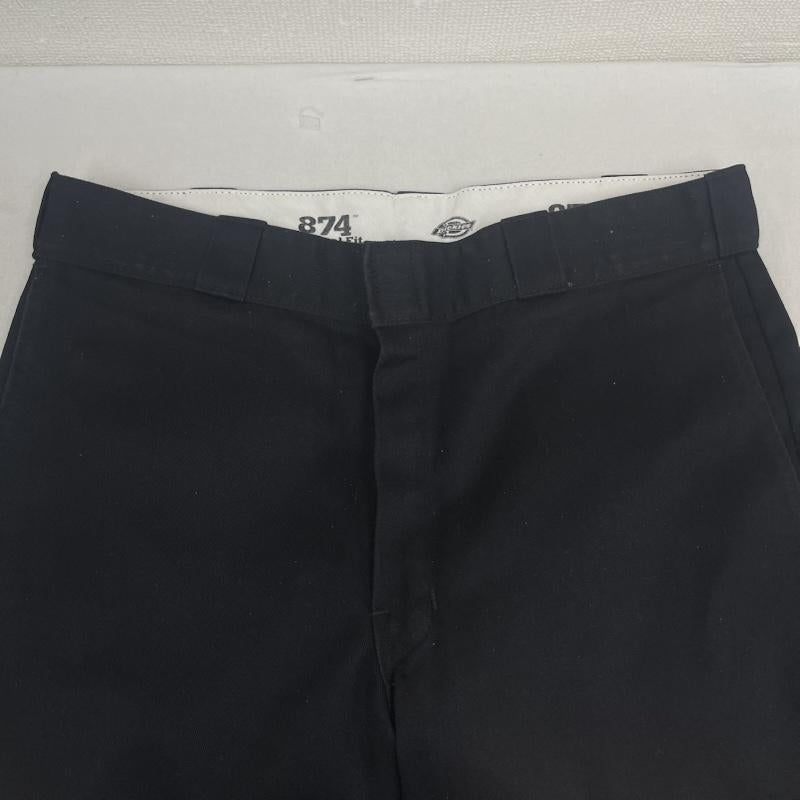 ディッキーズ Dickies パンツ ワークパンツ、ペインターパンツ 874 Chopper Oakland ロゴ ワイド ワーク パンツ 34インチ 黒 / ブラック / black メンズ USED 古着 中古 50166182