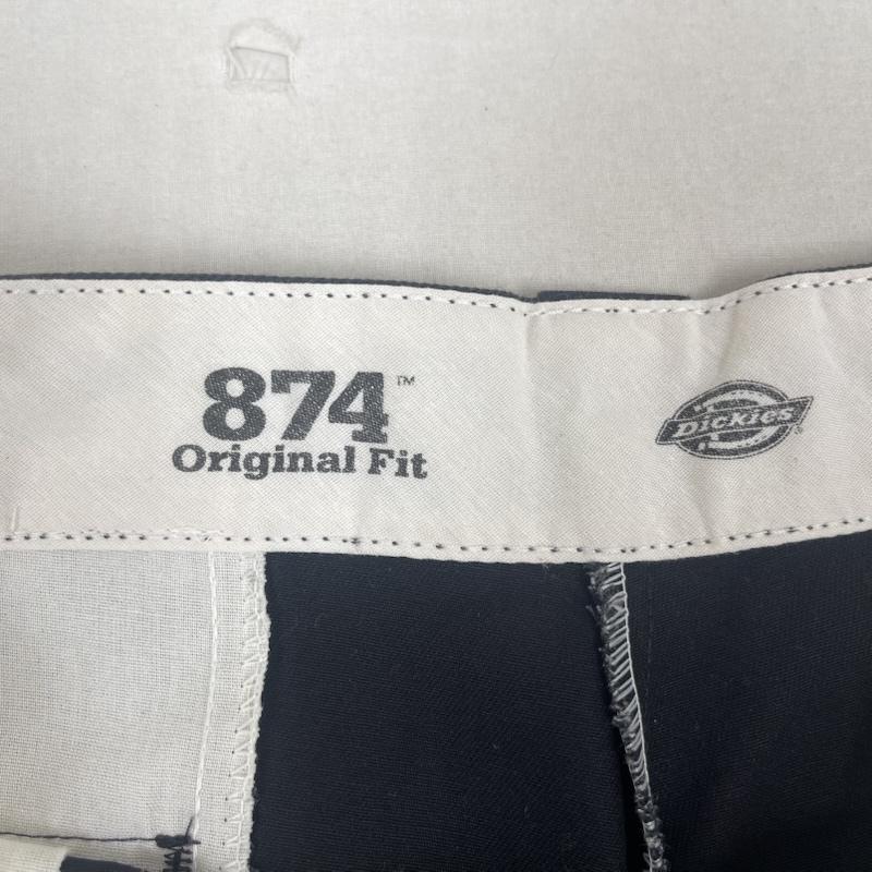 ディッキーズ Dickies パンツ ワークパンツ、ペインターパンツ 874 Chopper Oakland ロゴ ワイド ワーク パンツ 34インチ 黒 / ブラック / black メンズ USED 古着 中古 50166182