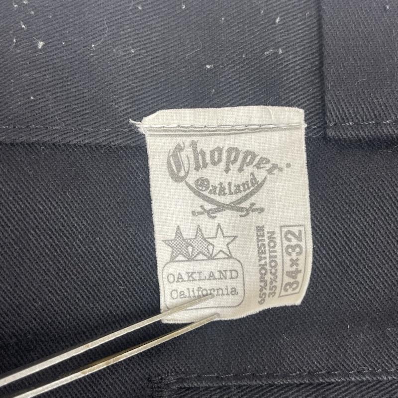ディッキーズ Dickies パンツ ワークパンツ、ペインターパンツ 874 Chopper Oakland ロゴ ワイド ワーク パンツ 34インチ 黒 / ブラック / black メンズ USED 古着 中古 50166182