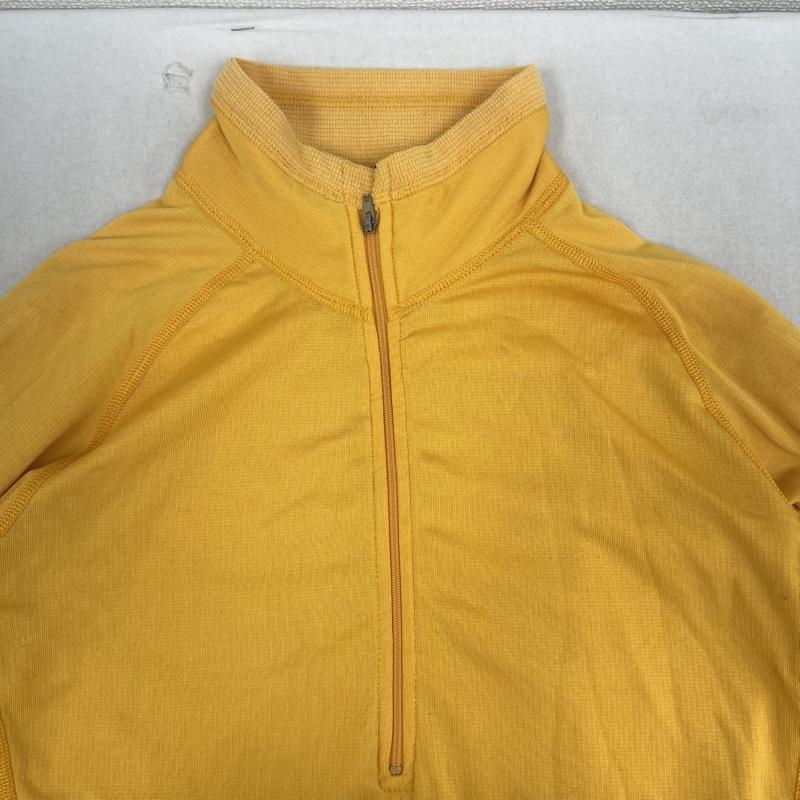 パタゴニア patagonia トレーナー 長袖 ハーフジップ ベースレイヤー ハーフジップ スウェット S 黄 / イエロー / yellow レディース USED 古着 中古 50166183