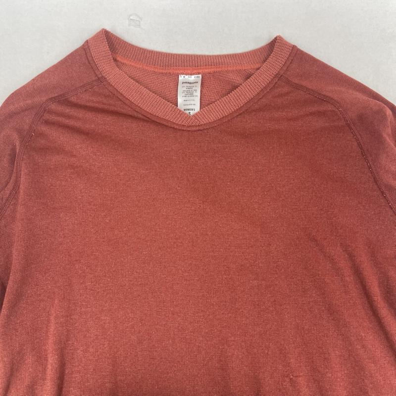 パタゴニア patagonia トレーナー 長袖 USA製 クルーネック ロングスリーブ ニット トレーナー 41650F4 S 橙 / オレンジ / orange メンズ USED 古着 中古 50166184