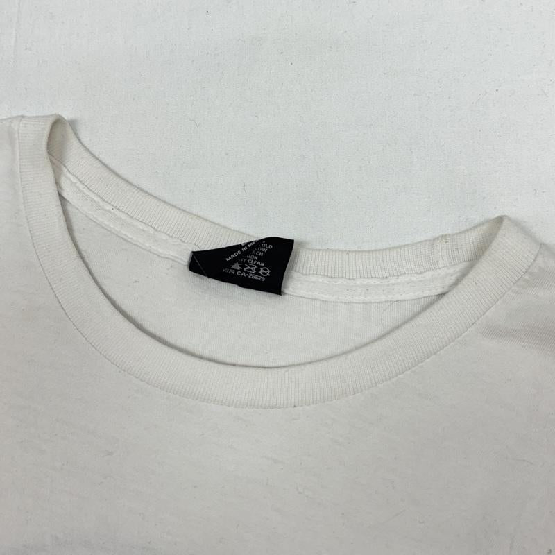 ステューシー STUSSY Tシャツ 半袖 ラスタカラー ストックロゴ クルーネック 半袖 Tシャツ L 白 / ホワイト / white メンズ USED 古着 中古 50166187