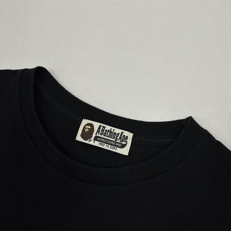 アベイシングエイプ A BATHING APE Tシャツ 半袖 MILO マイロ Disney ディズニー D24 コラボ クルーネック Tシャツ M 黒 / ブラック / black メンズ USED 古着 中古 50166189