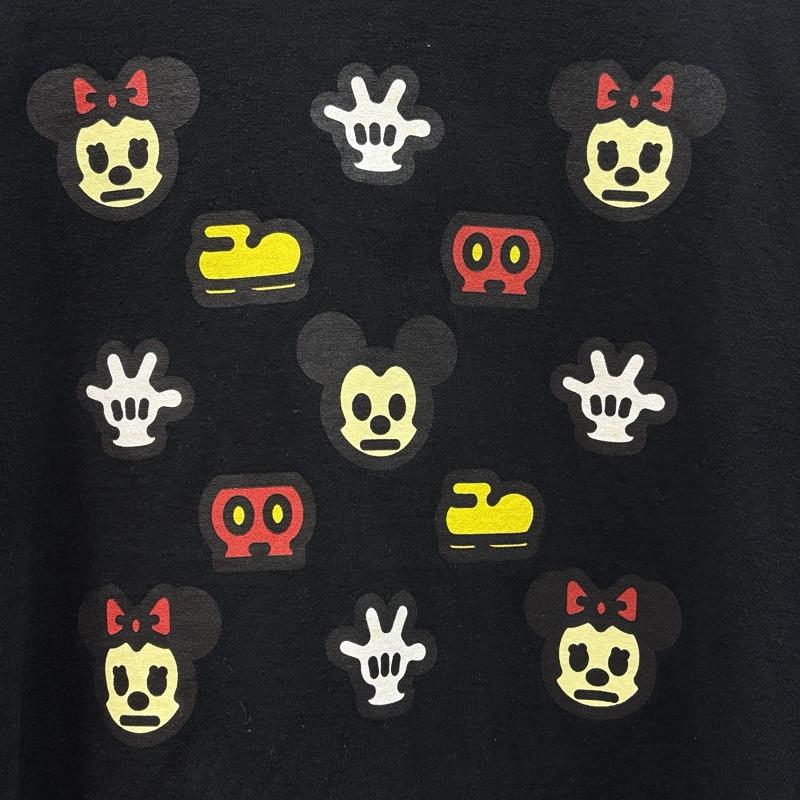 アベイシングエイプ A BATHING APE Tシャツ 半袖 MILO マイロ Disney ディズニー D24 コラボ クルーネック Tシャツ M 黒 / ブラック / black メンズ USED 古着 中古 50166189