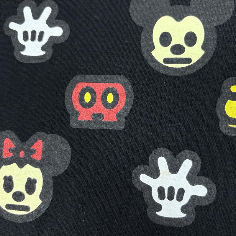 アベイシングエイプ A BATHING APE Tシャツ 半袖 MILO マイロ Disney ディズニー D24 コラボ クルーネック Tシャツ M 黒 / ブラック / black メンズ USED 古着 中古 50166189