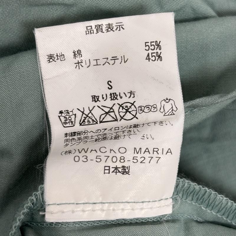 ワコマリア WACKO MARIA シャツ、ブラウス 半袖 Rock Steady PARADISE 刺繍 GPPT ワッペン オープンカラー ワーク シャツ 半袖 S メンズ USED 古着 中古 50166190
