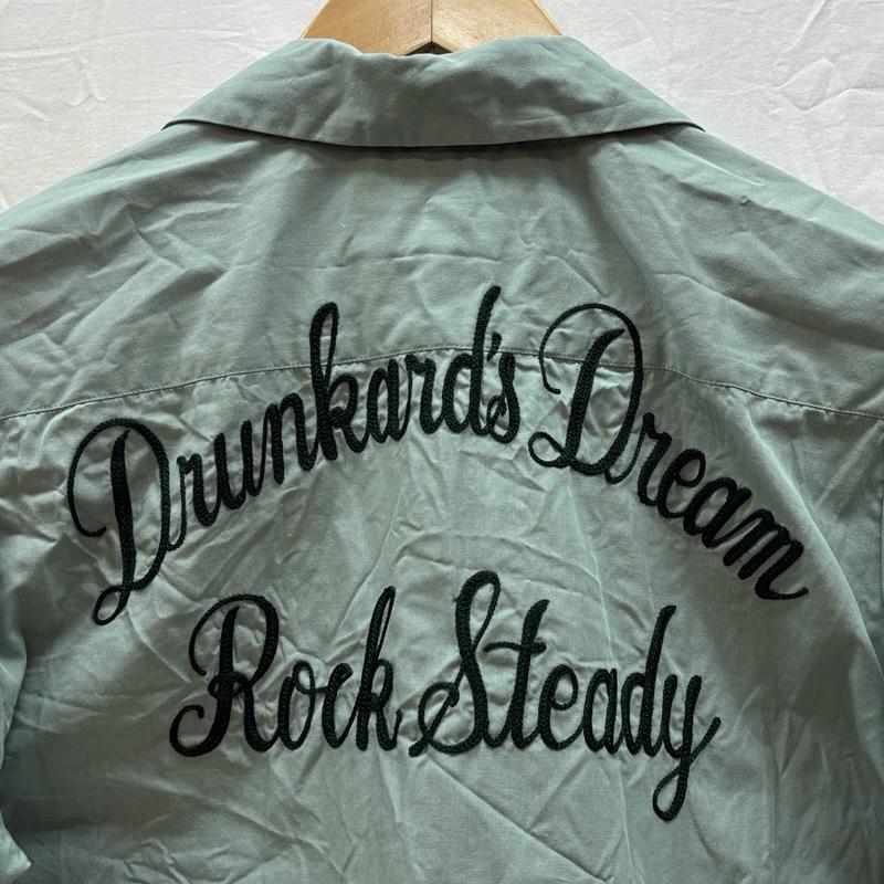 ワコマリア WACKO MARIA シャツ、ブラウス 半袖 Rock Steady PARADISE 刺繍 GPPT ワッペン オープンカラー ワーク シャツ 半袖 S メンズ USED 古着 中古 50166190