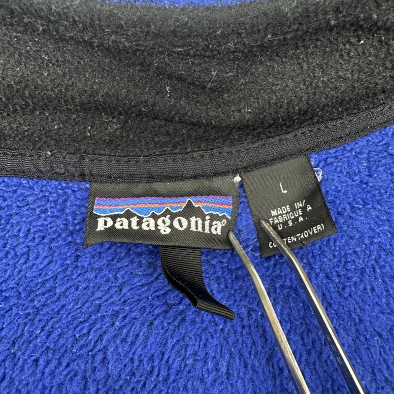 パタゴニア patagonia ジャケット、上着 ジャンパー、ブルゾン 00s USA製 レギュレーター R2 フリース ハーフジップ ジャケット 25195 FA02 L 青 / ブルー / blue メンズ USED 古着 中古 50166195