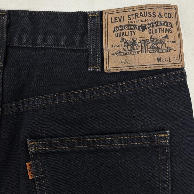 リーバイス・ビンテージ・クロージング LEVI S VINTAGE CLOTHING パンツ デニム、ジーンズ LVC 30605-0038 60年代復刻 606 デニム パンツ スリム ビッグE オレンジタブ 28インチ 紺 / ネイビー / navy メンズ USED 古着 中古 50166202