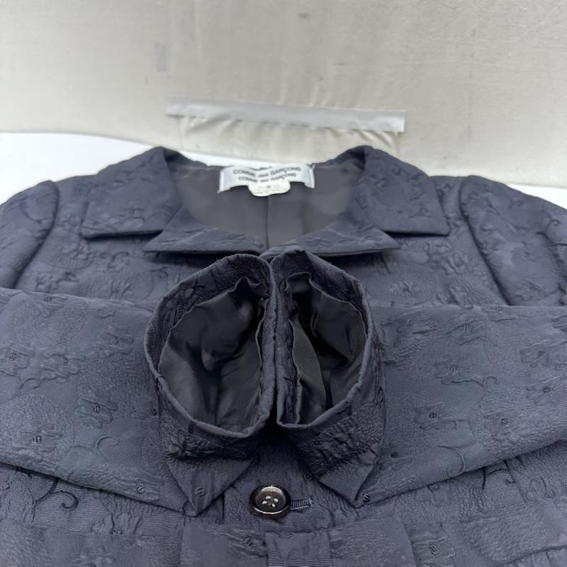 コムデギャルソンコムデギャルソン COMME des GARCONS COMME des GARCONS ジャケット、上着 ジャケット、ブレザー 08AW フロント リボン ジャガード ジャケット RB-J003 S 紺 / ネイビー / navy レディース USED 古着 中古 50166204