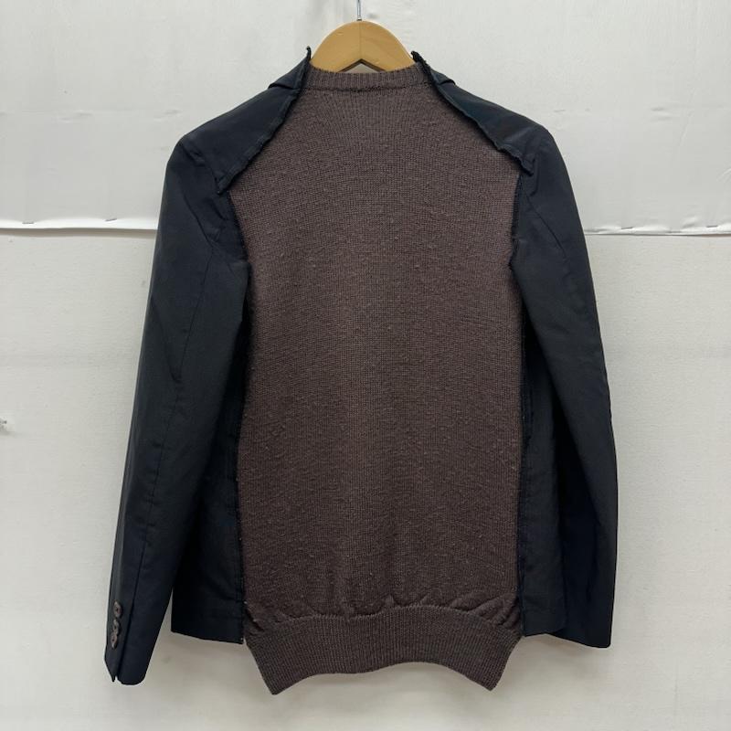 コムデギャルソン COMME des GARCONS ジャケット、上着 ジャケット、ブレザー 13AW ニット ドッキング ジャケット RL-J002 S 黒 / ブラック / black レディース USED 古着 中古 50166206