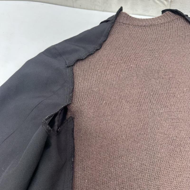 コムデギャルソン COMME des GARCONS ジャケット、上着 ジャケット、ブレザー 13AW ニット ドッキング ジャケット RL-J002 S 黒 / ブラック / black レディース USED 古着 中古 50166206