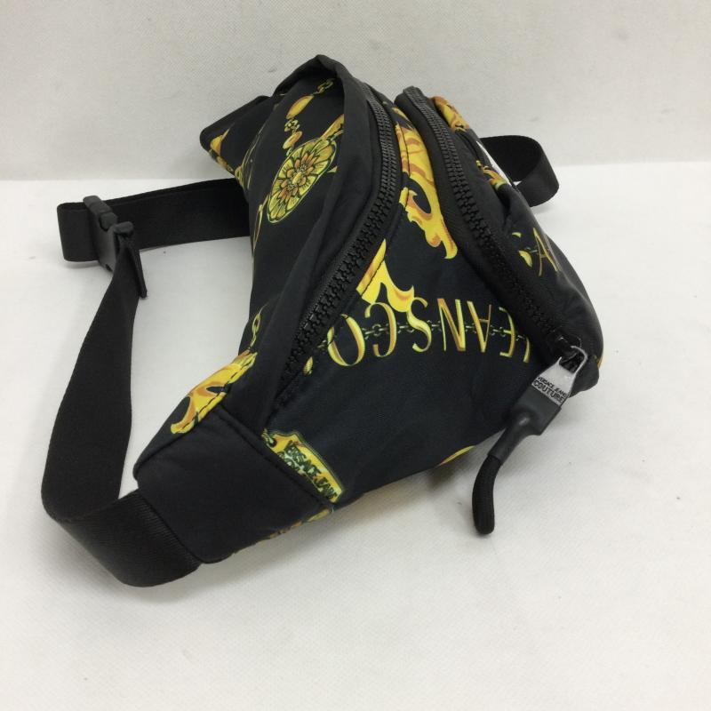 ヴェルサーチジーンズクチュール VERSACE JEANS COUTURE ウエストバッグ ウエストバッグ ヴェルサーチェ VERSACE JEANS COUTURE ボディバッグ　ウェストバッグ - 総柄 黒 / ブラック / black X 金 / ゴールド / gold color メンズ USED 古着 中古 50166207