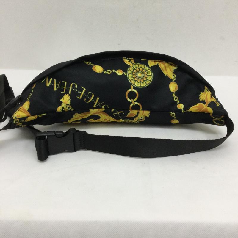 ヴェルサーチジーンズクチュール VERSACE JEANS COUTURE ウエストバッグ ウエストバッグ ヴェルサーチェ VERSACE JEANS COUTURE ボディバッグ　ウェストバッグ - 総柄 黒 / ブラック / black X 金 / ゴールド / gold color メンズ USED 古着 中古 50166207
