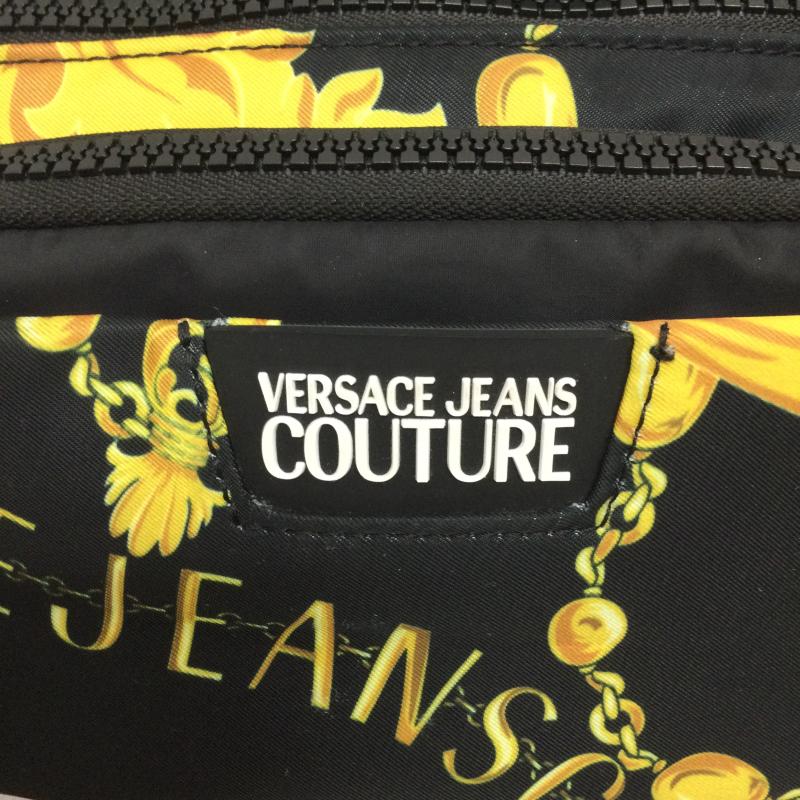 ヴェルサーチジーンズクチュール VERSACE JEANS COUTURE ウエストバッグ ウエストバッグ ヴェルサーチェ VERSACE JEANS COUTURE ボディバッグ　ウェストバッグ - 総柄 黒 / ブラック / black X 金 / ゴールド / gold color メンズ USED 古着 中古 50166207